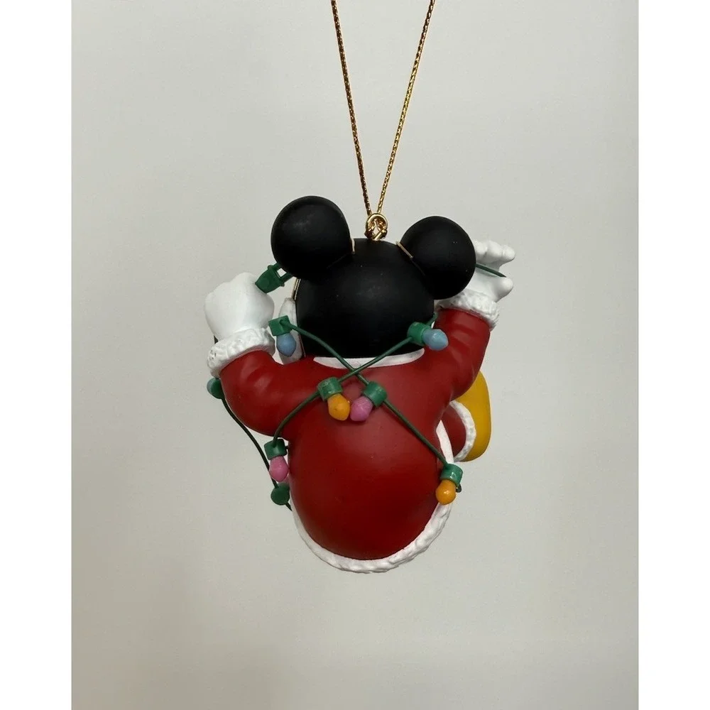 (2) Disney's‎ Christmas Magic Ornaments Made by Grolier Mickey And Minnie